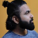 VJ Thanigai Instagram - Kudumi 🤪🫣 #longhair #trysomethingnew ❤️ Chennai, India