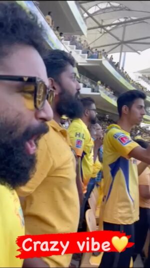 VJ Thanigai Instagram - #crazy #vibes #csk 💛🔥💪

#ipl #csk #thala #dhoni #dhonism #cskforever #captiancool 💛 @mahi7781  @ravindra.jadeja @ruutu.131 @devonconway88 💛💛💛