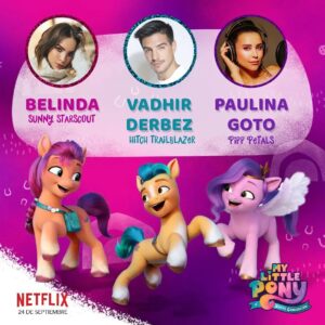 Vadhir Derbez Instagram - 🇲🇽Que cool ser parte de esta pelicula #MyLittlePony . No saben lo bonita que esta!! Me urge que la vean y conozcan a Hitch, el sheriff 😎😎 y a los Nuevos personajes!! @mylittlepony #MylittlePonyNuevaGeneracion ESTE 24 DE SEPTIEMBRE EN Netflix!!! 
.
🇺🇲It's amazing being part of the new #mylittlepony movie!! It's such a beautiful film! I can't wait for you to see it and to meet Hitch, the sheriff 😎😎 and all the new characters !! Coming out on September 24th on Netflix!!! 🔥🔥🔥🦄