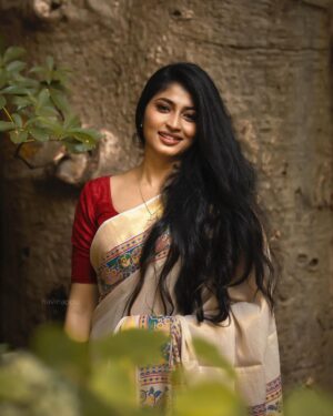 Vaishnavi Arulmozhi Instagram - Siru punnagaiudan ✨
Styling: @sty1e_guru 
Shot by : @navin.appu 

#vaishnavi #vaishnaviarulmozhi