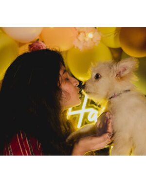 Vaishnavi Arulmozhi Instagram - Late birthday pics post with Alai 🐾 
#vaishnavi #vaishnaviarulmozhi