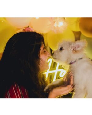 Vaishnavi Arulmozhi Instagram - Late birthday pics post with Alai 🐾 
#vaishnavi #vaishnaviarulmozhi