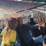 Vanesha Prescilla Instagram - nonton bola ceritanyaa ahahahha such a fun experience💖⚽️🇧🇷 Maracanã