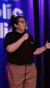 Vanessa Gonzalez Instagram - Texas Public Radio hosts the next Creekside Sessions: Comedy & Conversation on Aug. 29th! The lineup is 🔥🔥🔥 Tickets are on sale now at tpr.org 🎟️ Thank you so much for having me @texaspublicradio 💜✨ It was so much fun! San Antonio, Texas