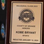 Vanessa Laine Bryant Instagram – Kobe’s legacy and connection to OC will forever be celebrated. This month he was inducted into the first ever Orange County Hall of Fame. #MambaForever #InauguralClass #OCHOF 👑 🐍❤️ 🍊
