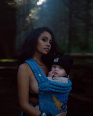 Vanessa Morgan Instagram - My River, teaching me how to flow, while carving his own path along the way 💙 I love you my boy. 
Thankyou @shannonkook for capturing the most beautiful shots 📸