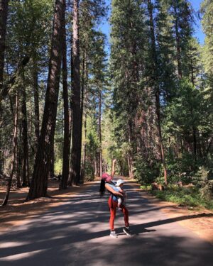 Vanessa Morgan Instagram - Momma’s gonna show you the world bub. Exploring with my greatest teacher ✨🌲