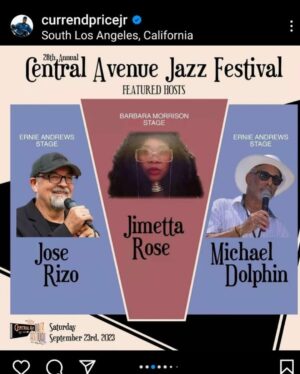 Vanessa Williams Instagram - JAZZ is Alive & Kickin! Come meet me here!  __________________________________
@centralavenuejazz : We are absolutely delighted to announce that award winning actress, director, producer, activist and all-around music lover, Vanessa Estelle Williams, will be joining us Saturday, September 23 to help us put the nightcap on the 
28th Annual Central Avenue Jazz Festival. 

#centralavejazzfest 
Link in bio 
 
We recommend @metrolosangeles or ride shared providers as the best way to travel to the festival. 

@centralavenuejazz @currendpricejr
@imvanessawilliams
@eppala