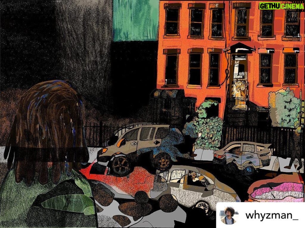 Vanessa Williams Instagram - Kid Genius! #ProudMama Posted @withregram • @whyzman_ The Block is hot 🥵 #drawing #painting #photoshop #ink
