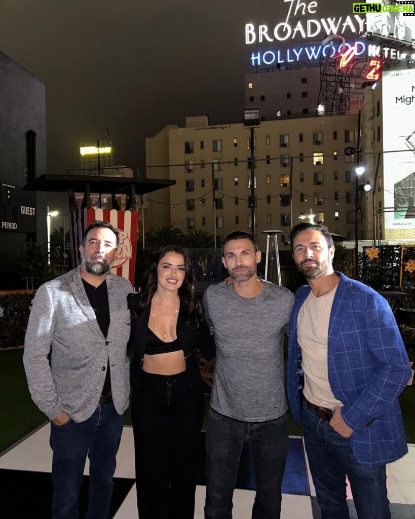 Vannessa Vasquez Instagram - Bucket list ✅ of having your movie screen at the famous Ricardo Montalban theatre @the_montalban rooftop 🍿!! Love these guys ! Love what I do !! Everyone cracked up 😂 non stop 🥰🥰cheers to many more !! 🥰 link in my highlights! #funnymovies #divorcebait
