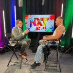 Victor Travagliante Instagram - Busy day of media for the One Year Anniversary of @WWENXT 2.0! Caught up with the #WWENXT Champion @BronBreakkerWWE to reminisce over the last year - you don’t want to miss what he said tomorrow night on @USA_Network! Orlando, Florida