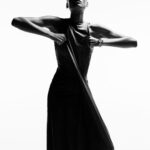 Victoria Beckham Instagram - The ultimate finishing touch. Discover the Victoria Beckham x Breitling collaboration at VictoriaBeckham.com. Credits Photography @Mario_Sorrenti Featuring @AnnemaryAderibigbe Casting @PierGiorgio @DMCasting Movement Director @EricVonChristison Hair @AnthonyTurnerHair Makeup @Petros_Petrohilos Nails @PebblesNails Set Design @GideonPonte