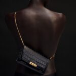 Victoria Beckham Instagram - Brilliant gold hardware against soft, luminous skin. Shop the #VBValentines Day Edit at VictoriaBeckham.com and at 36 Dover Street. Link in bio.
