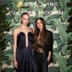 Victoria Beckham Instagram - Such an amazing evening celebrating the new Victoria Beckham x @Breitling collection in NYC!! I’m wearing my signature #VBSS24 tailored suit (coming soon!) and B Frame Belt! Kisses @KatieHolmes @HelenaChristensen @AnnemaryAderibigbe @IsabelaGrutman xx