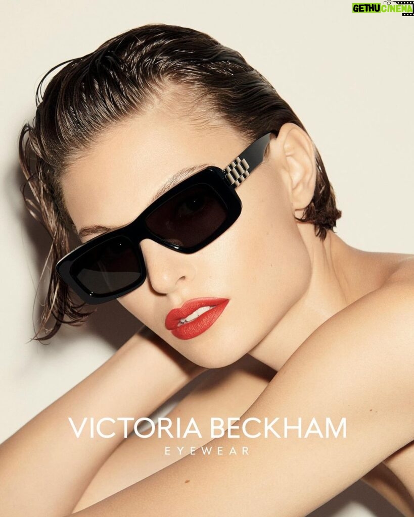 Victoria Beckham Instagram - Introducing Spring Summer 2024 #VBEyewear, expertly crafted in Italy. Discover the collection at VictoriaBeckham.com and at 36 Dover Street. Shot by @EzraPetronio Styling @Jane_How Featuring @Bibi_Breslin Makeup @KarinWesterlundd Hair @LouisGhewy Nails @PebblesNails