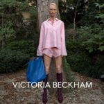 Victoria Beckham Instagram - Monochromatic pairings, with a pop of colour. Shop #VBSS24 as seen by #JuergenTeller at VictoriaBeckham.com and at 36 Dover Street. Shot by @JuergenTellerstudio Creative Partner @DovileDrizyte Styling @Jane_How Featuring @Vilmasj Casting @PierGiorgio @DMCasting Makeup by @FaraHomidi using @victoriabeckhambeauty Hair by @AnthonyTurnerHair Nails @AlexandraJanowski