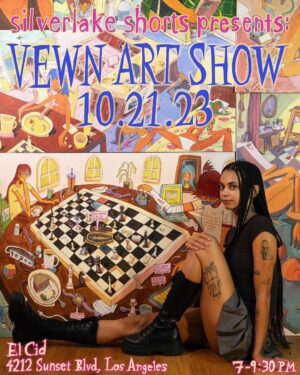 Victoria Vincent Instagram - Hello on october 21st I will be displaying my art irl at el cid in los angeles with @silverlakeshorts 

I’ll be selling originals too

Come say hi :D