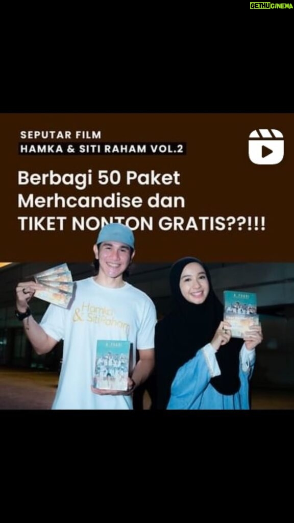 Vino G. Bastian Instagram - GRATIS‼️ Tiket Bioskop + T-Shirt Film + Novel Buya Hamka. Caranya langsung cek videonya ya. #hamkadansitiraham