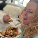 Virginia Madsen Instagram - Not like I’m that into this but I like nachos and I’m sitting next to a Kansan sooooo…