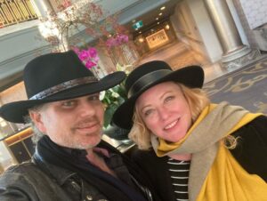Virginia Madsen Instagram - Hat shopping in Victoria. #vancouverisland #chapeau #robertashats