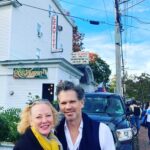 Virginia Madsen Instagram - Nick and I having fun meeting everyone for the #fanfestsociety #gilmoregirls #teamrobert @narcissusholmes @shellycole88 #rightbeforeigo #maine