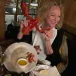 Virginia Madsen Instagram - Crustacean feast in Maine post rehearsal. #lobstah #levitttheatre