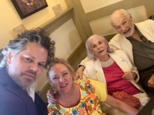 Virginia Madsen Instagram - Mother’s Day. I am most grateful for my family and Mombey is still vibrant and the great rock in our lives. Slightly glued to her phone but at 90 she can do what ever the hell she wants.