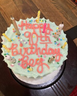 Virginia Madsen Instagram - This is what 90 is- Thank you my Mom who taught me to cry and laugh with abandon. You taught me so much about all things- you are the woman of the world and your whole family is grateful for you on this your 90th year. I hope to be you when I grow up. Thank you Bey. #iknowomanlikethat