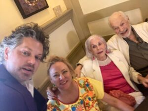 Virginia Madsen Instagram - Mother’s Day. I am most grateful for my family and Mombey is still vibrant and the great rock in our lives. Slightly glued to her phone but at 90 she can do what ever the hell she wants.