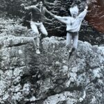 Virginia Madsen Instagram - A while ago in Hope Canada. Me and Craig and a 28 ft cliff. #firewithfiremovie #craigsheffer