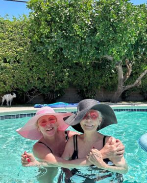 Virginia Madsen Instagram - Flowing in the Palm Desert. Blessed to have my Mom with me for an escape to the sun and heat.
