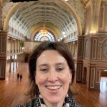 Virginia Trioli Instagram – Broadcasting live as the Dome Promenade re-opens! Look at this glory!
@abcinmelbourne @museumsvictoria Royal Exhibition Building