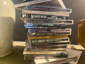 Virginia Trioli Instagram - Watched the two @whamofficial and  @netflixanz @georgemofficial documentaries in a row last night, and floated to bed on streams of George Michael’s honeyed genius. Then realised that three of his CDs (yes I still have them - shush) never leave the on-constant-rotation pile. I will never stop missing him. More on all this in next week’s #weekendreads #georgemichael #freedom #wham #music