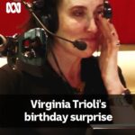 Virginia Trioli Instagram - Virginia Trioli was caught off guard this morning when her producers organised not one, but two special callers to wish her a happy birthday on-air. Happy birthday VT! 🎂🎂 #virginiatrioli #radio #eddiebetts #michaelrowland #afl #carlton Melbourne, Victoria, Australia