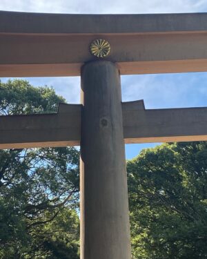 Virginia Trioli Instagram - The last of the Japan glimpses: knives and tempura at Kyoto’s Nishiki market; the exquisite Suzuki Zen museum in Kanazawa; glassware I should have bought at Jomo Kogen station; standout yakitori - ginkgo nuts and chicken heart - at Spainzaka Toriko, Tokyo; moments at Meiji Park; things I liked: something in the bag at my old, old haunt, @yohjiyamamoto.tokyo . 
We barely grazed the surface. 🇯🇵 #japan #travels