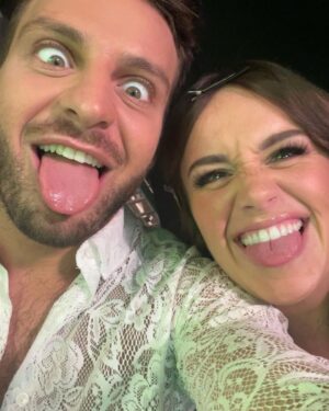Vito Coppola Instagram - EVERYONE MEET MY PARTNER !!!!!!! 

I am OVER THE MOON that Vito is my partner. I’m so happy to be dancing with you @vitocoppola 💃🏽 

Can’t wait to show you all what we get up to! let’s go and have some fun 🪩✨ @bbcstrictly