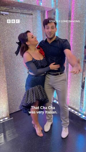 Vito Coppola Instagram - Hot and strong, this Cha Cha Cha from @ellielouiseleach and @vitocoppola is exactly how we like our espresso. ☕️ Bellissimo! 🤩 #Strictly