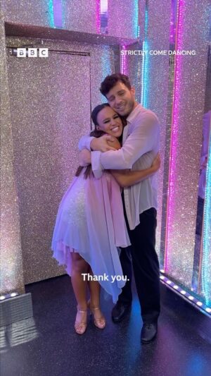 Vito Coppola Instagram - Bringing a romantic Rumba to life in glorious technicolour. That was beautiful @ellielouiseleach and @vitocoppola ❤️ #Strictly
