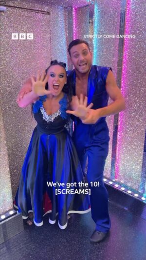 Vito Coppola Instagram - We’ll be up all night thinking about that electrifying Paso Doble from @ellielouiseleach and @vitocoppola, just wow! ⚡️ #Strictly