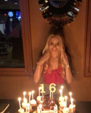 Vivian Hicks Instagram - OMG THANK YOU to everyone who made my sweet 16 special!! 🎈I will never forget it! Shout out to @champs_fec_milton for hosting my party, hooking us up with VIP private room. The food there was also next level! Also a special thanks for my people at @kellysbake who spoiled me with their vegan/gluten free cake & cupcakes 🧁 🎂 🔥🤯 #sweetsixteen #birthday #happy #champsfec #instabirthday #vip #vivianhicks #teamv #music