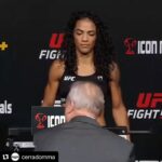 Vivianne Araújo Instagram - #Repost @cerradomma with @make_repost ・・・ Peso ✅ Encarada ✅ Estamos prontos! Amanhã é dia. Pra cima, @viviaraujomma #CerradoMMA #EvolucaoConstante #UFC #ufcbrasilnocombate Apex Las Vegas