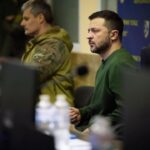 Volodymyr Zelenskyy Instagram – Повітряне командування «Схід». Обговорили захист наших міст і сіл, об’єктів критичної інфраструктури та лінії фронту з повітря. 

Поспілкувалися про особливості застосування західних систем ППО та підсилення завдяки майбутньому постачанню.

Нагородив бойових пілотів. Наші потужні воїни, які захищають наше небо і з неба захищають Україну. Дякую за ваші влучні дії та знищення ворога. 🇺🇦🇺🇦🇺🇦
____

The East Air Force Command. We discussed the air defense of our cities, villages, critical infrastructure, and the front line. 

We also talked about the peculiarities of using Western air defense systems and reinforcement through future supplies.

I presented awards to combat pilots. I thank our powerful warriors who defend our skies and protect Ukraine for their precision in destroying the enemy. 🇺🇦🇺🇦🇺🇦