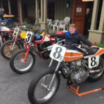 Wayne Rainey Instagram - Thanks @mototalbott for the cool show and @mccallsmotorworksrevival for restoring my ‘79 Shell Thuet Yam flat tracker. #rickygraham3 #kennyroberts2 Moto Talbott