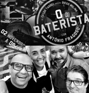 Welder Rodrigues Instagram - Espetáculo @obateristateatro do meu chapa @antoniofragosoficial , quartas e quintas, até 08 de dezembro no @teatrodosquatro, vai lá! 🥁