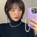 Wendy Instagram - New haircut✂️ New hair color🎨 @yoon_seoha_ ✂️ @a_ryeomii 💄