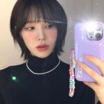 Wendy Instagram - New haircut✂️ New hair color🎨 @yoon_seoha_ ✂️ @a_ryeomii 💄