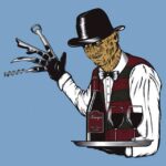 Wes Craven Instagram - Dying for a drink? Great t-shirt design. http://www.best-tshirts-ever.com/dying-for-a-drink-t-shirt #freddykrueger
