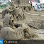 Wes Craven Instagram - #Repost @horrorcon with @repostapp. ・・・ Awesome Jason Voorhees and Ghostface sand sculptures. #WesCraven #Ghostface #KaneHodder #CampCrystallake #jasonvoorhees #fridaythe13th #horroricons #horrorfans #horrormovies #horrormemes #horrorcon #Voorhees #horrorforlife #jasongoestohell #ilovehorror #horrornerd #horror #horrorcon #ilove80shorror #Ft13th #CrystalLake #horrorgeek #camphorror #ilovecamp #Scream2 #Scream3 #Scream4 #Scream5 #sandsculptures #sandsculpture