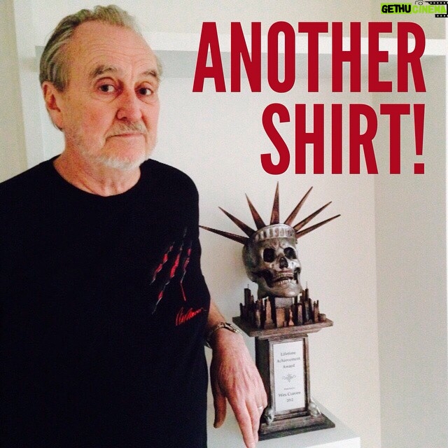 Wes Craven Instagram - One more t-shirt design. (Adding fashion model to my resume) http://bit.ly/craventee