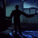Wes Craven Instagram - #30YearsofNightmare The scene where Freddy's arms elongate was achieved by having men with fishing poles on each side of the alley marionetting a set of puppet arms attached to actor Robert Englund.